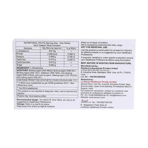 thiotres 500mg tablet 10's